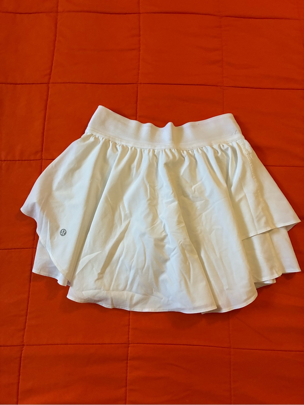 Lululemon Skort Womens 4 White Gym & Running Tenis Casual